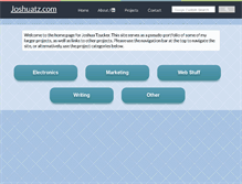 Tablet Screenshot of joshuatz.com